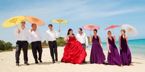 beach wedding in Sardinia
