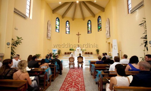 Catholic wedding in Villasimius Sardinia