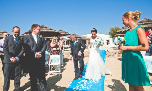 beach wedding in Emerald Coast