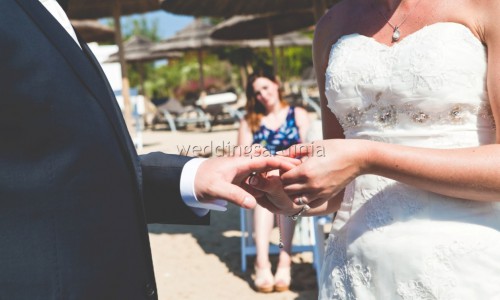 beach wedding in Emerald Coast