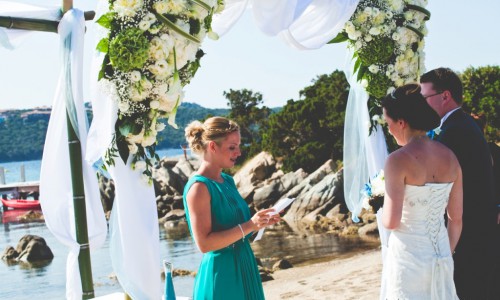 beach wedding in Emerald Coast