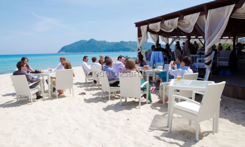 Beach wedding costarei sardinia