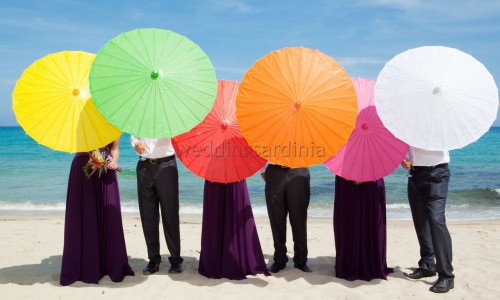 Beach wedding costarei sardinia