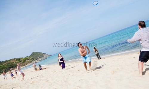 Beach wedding costarei sardinia