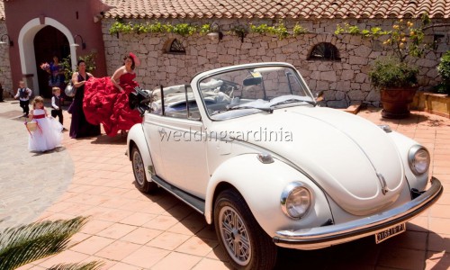 Beach wedding costarei sardinia