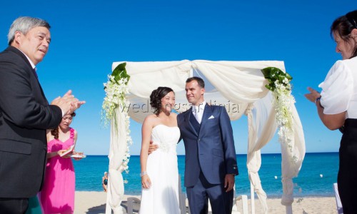 beach wedding costarei sardinia