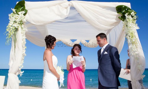 beach wedding costarei sardinia