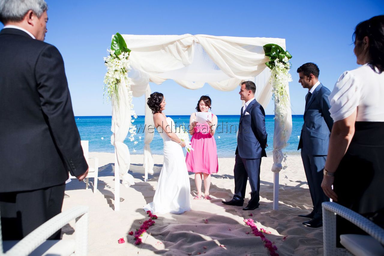 beach wedding costarei sardinia