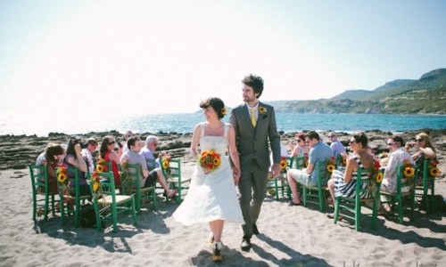 Symbolic wedding in Bosa