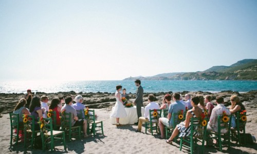 Symbolic wedding in Bosa