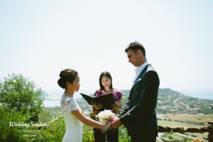 symbolic humanist ceremony in Sardinia